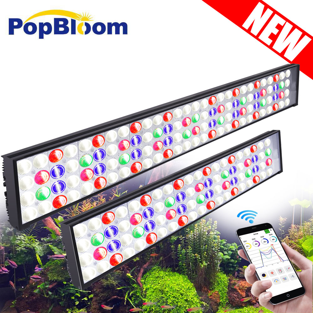 PopBloom H54 H75 WiFi Full Spe - đánh giá và giá Aquarium Marine Lights