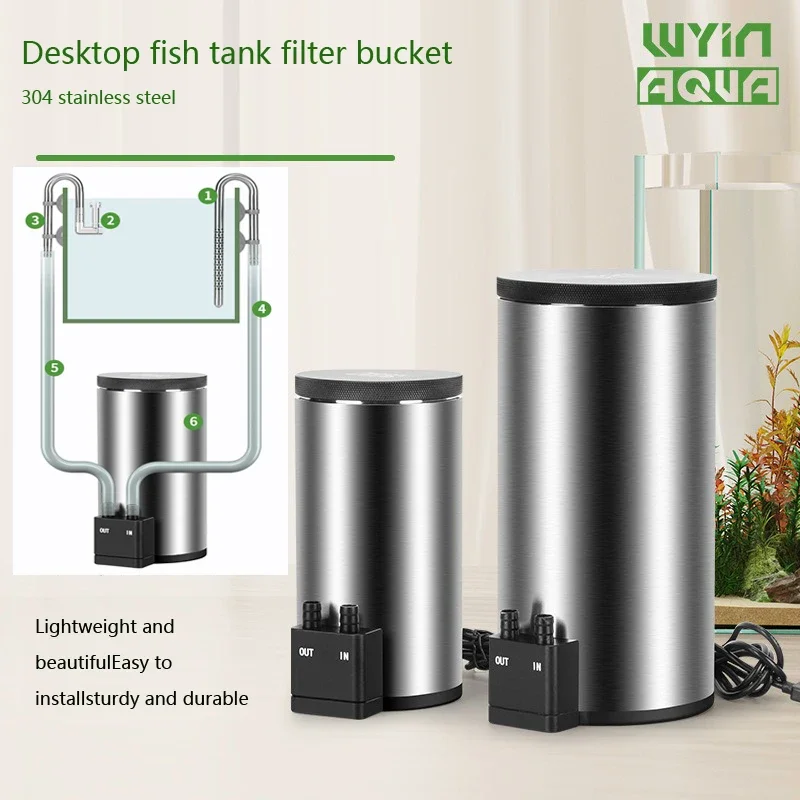 Silent Desktop Aquarium Filter - đánh giá và giá Reef Tank Filter