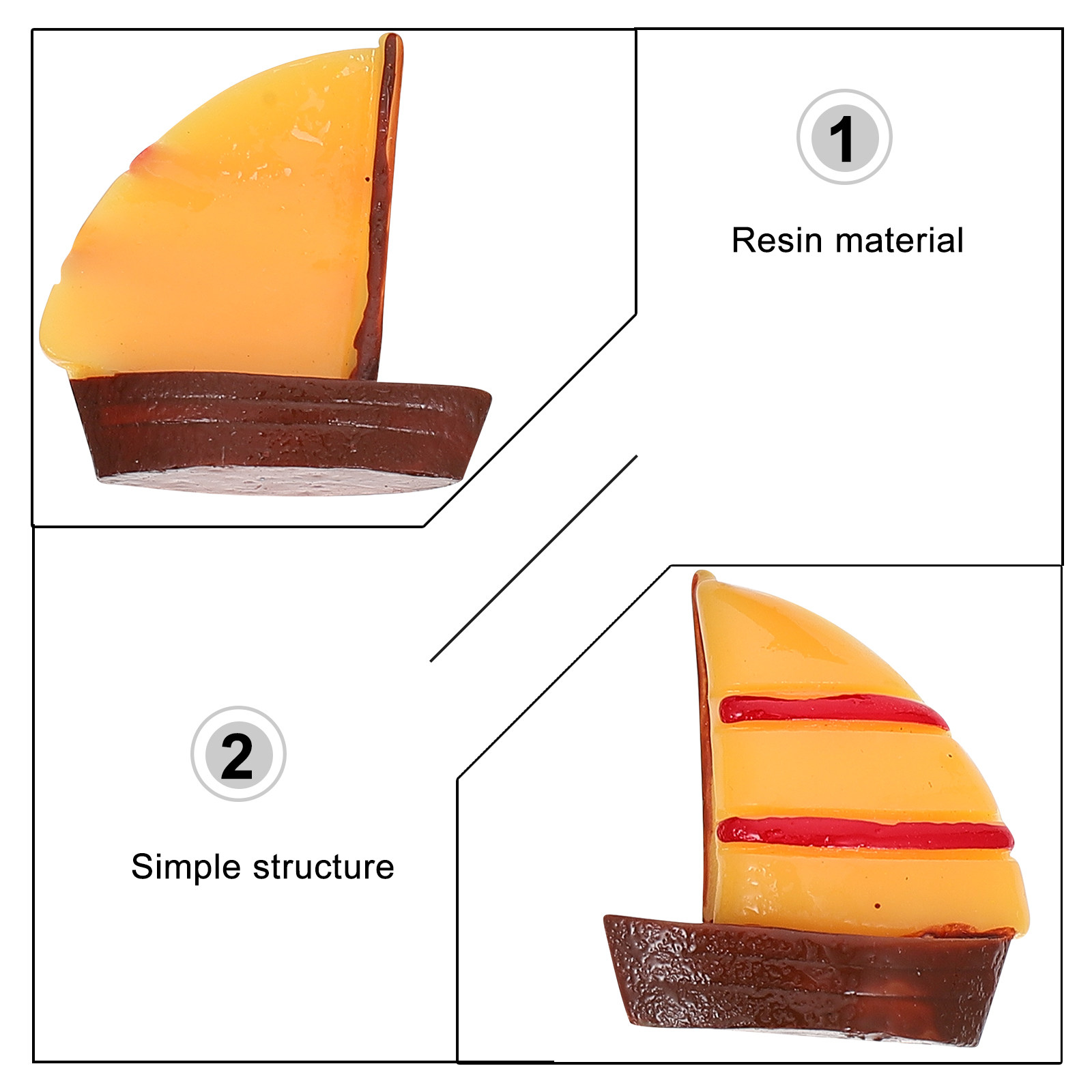 15pcs Mini Sailboat Ornament R - đánh giá và giá Marine Fish Tank