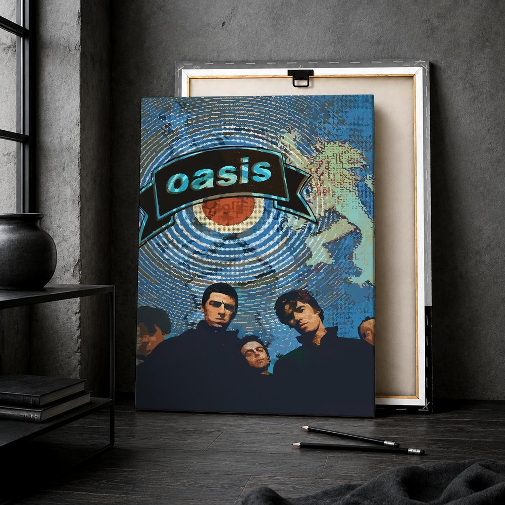 O-Oasis Rock Band Album Framed - đánh giá và giá Live Rock