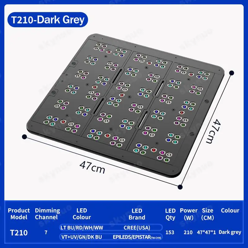 TLF KASSRAY T210 210W Full Cov - đánh giá và giá Reef Lighting
