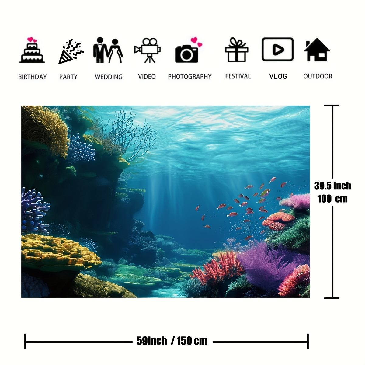 1pc Underwater Coral Reef Fish - đánh giá và giá Marine Coral