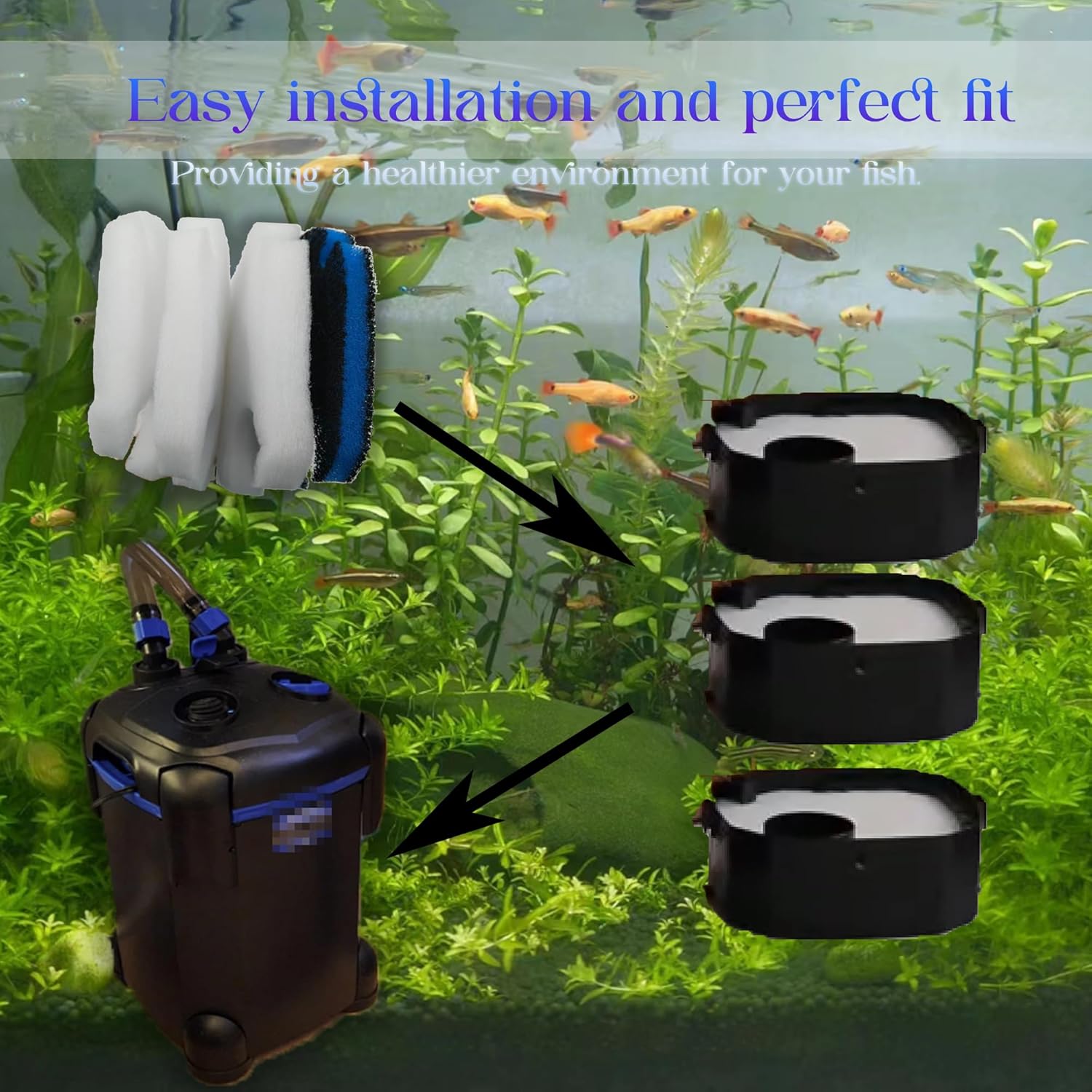 1 SET (8PCS)Filter Canister Pa - đánh giá và giá Reef Tank Filter