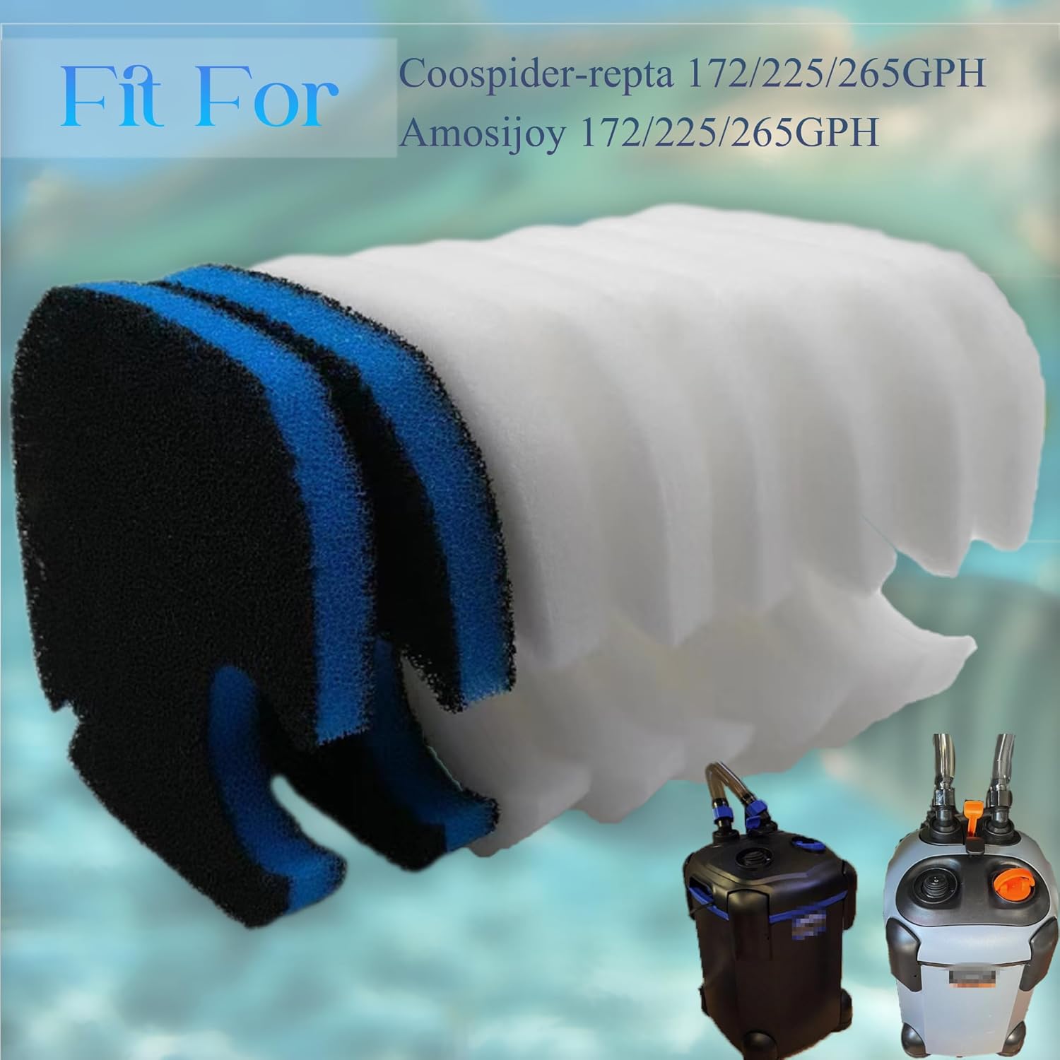 1 SET (8PCS)Filter Canister Pa - đánh giá và giá Reef Tank Filter