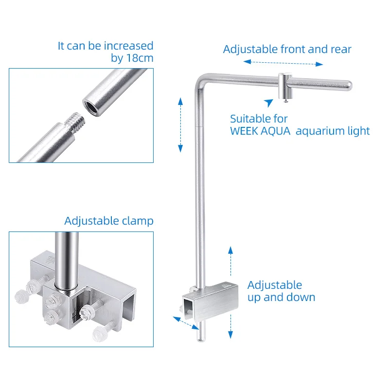 Giá đỡ đèn LED đa năng bằng hợ - đánh giá và giá Aquarium Marine Lights